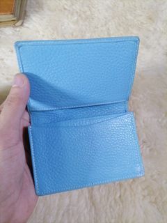 Genuine Leather Material Mens Compact Card Holder