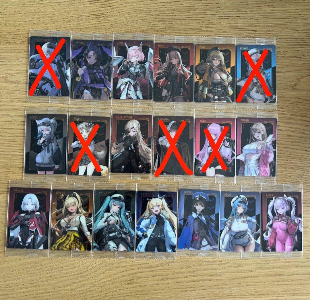 Nikke Cards Rapi Goddess of Victory Nikke Wafer cards rapi anis and more, Hobbies & Toys ...