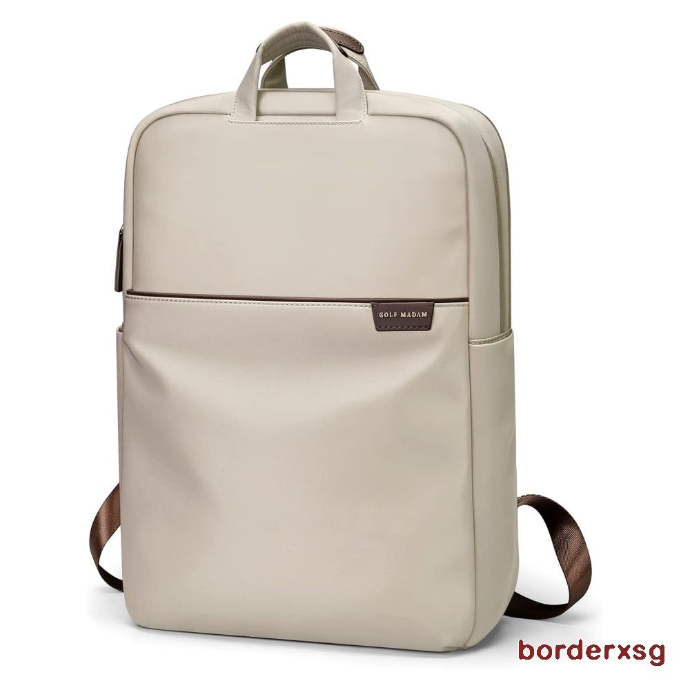 GOLF SUPAGS Travel Laptop Backpack for Women Slim Bookbag Business Computer  Bag Fit 13.3 15.6 17 Inch Notebook (Apricot), Men's Fashion, Bags, Backpacks  on Carousell