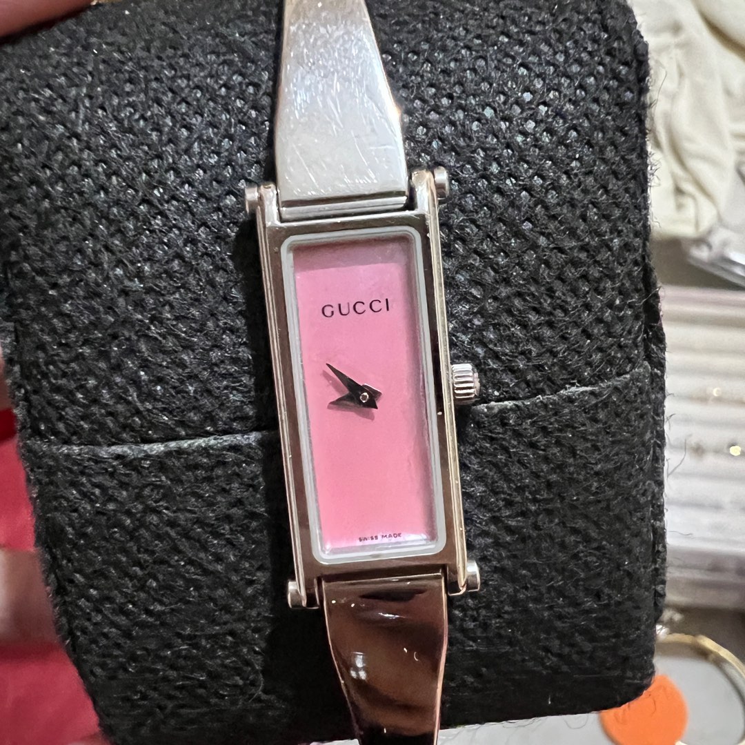 GUCCI square face watch small size Luxury Watches on Carousell