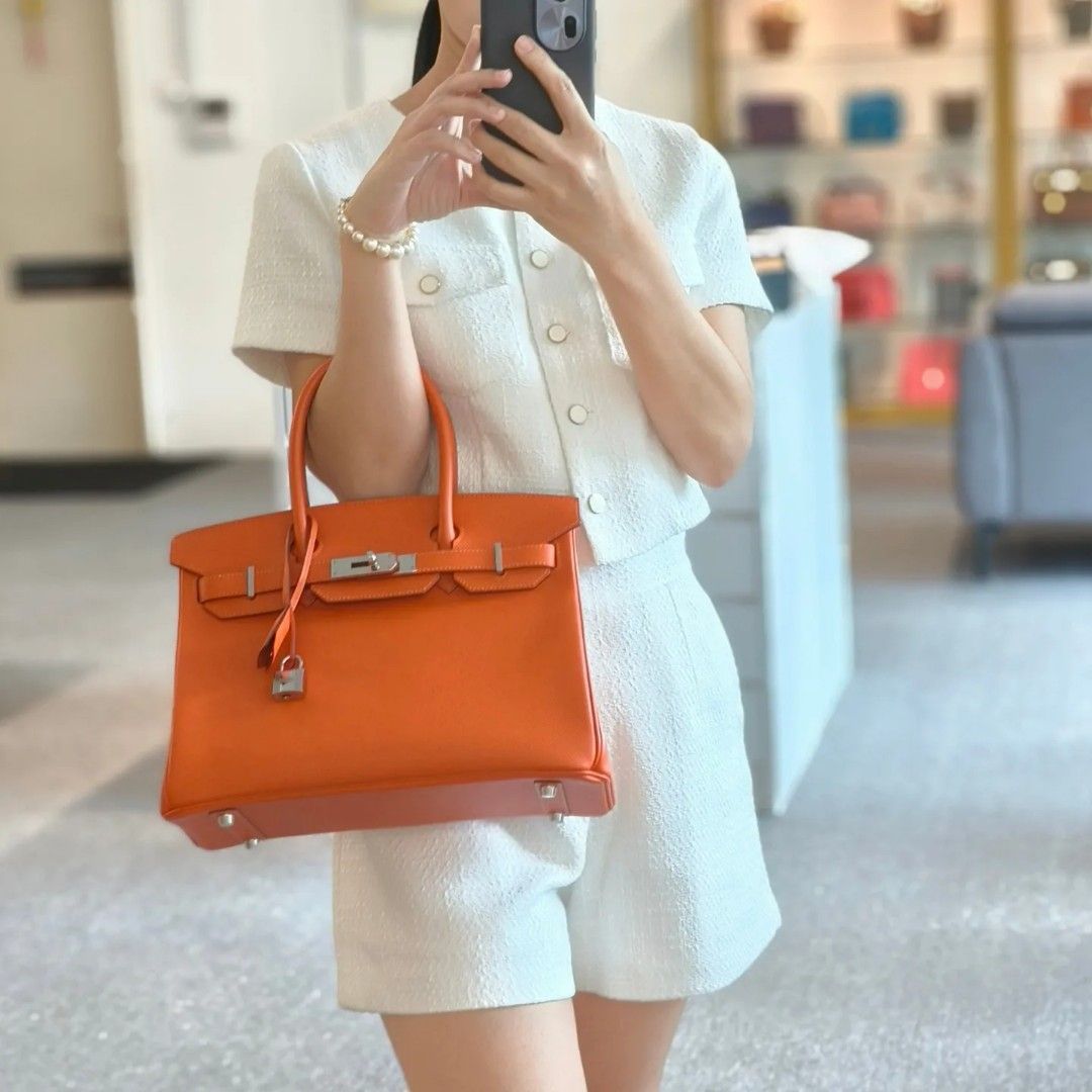 Hermes birkin orange clearance