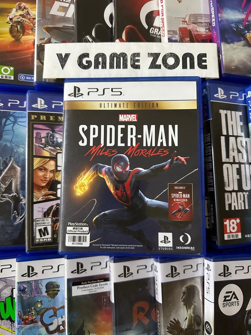 R3 ENG/CHI) PS5 Spider Man Miles Morales Spiderman - Used Games Original CD  Physical Game Disc, Video Gaming, Video Games, PlayStation on Carousell