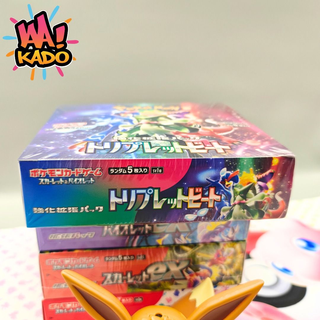 INSTOCK] Japanese Pokemon TCG SV1A Triple Beat Booster box, Hobbies & Toys,  Toys & Games on Carousell