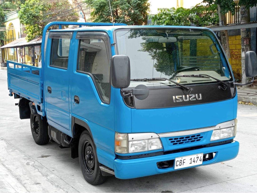 Isuzu Elf 4W Double Cab Cargo Dropside, Aluminum Van, Mini Dump Trucks ...