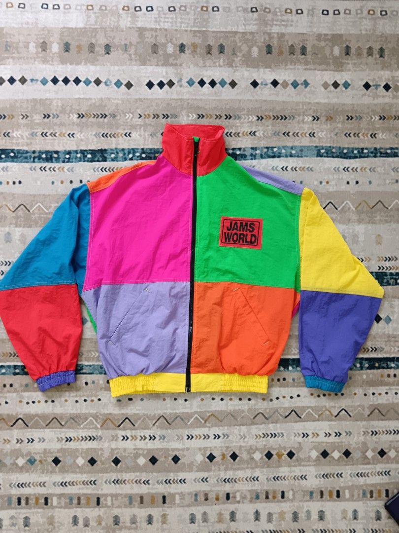 Jacket Vintage 90s JAMS WORLD, Men's Fashion, Activewear on Carousell