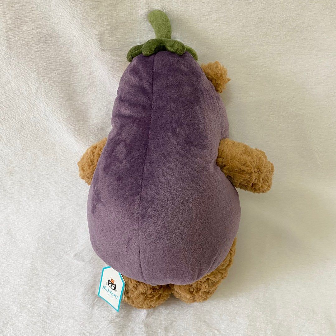 現貨] JELLYCAT Bartholomew Bear Aubergine 巴塞羅繆熊啤啤茄子