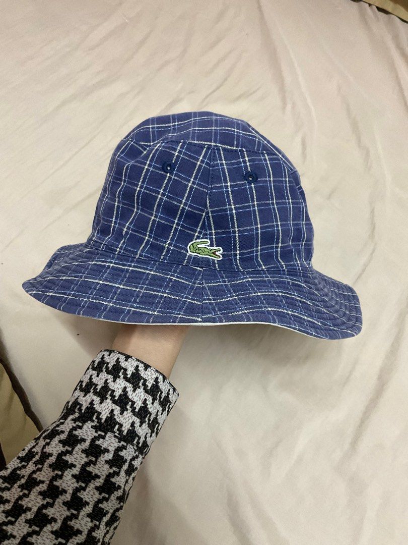 Lacoste Reversible Bucket Hat Men s Fashion Watches Accessories Cap Hats on Carousell