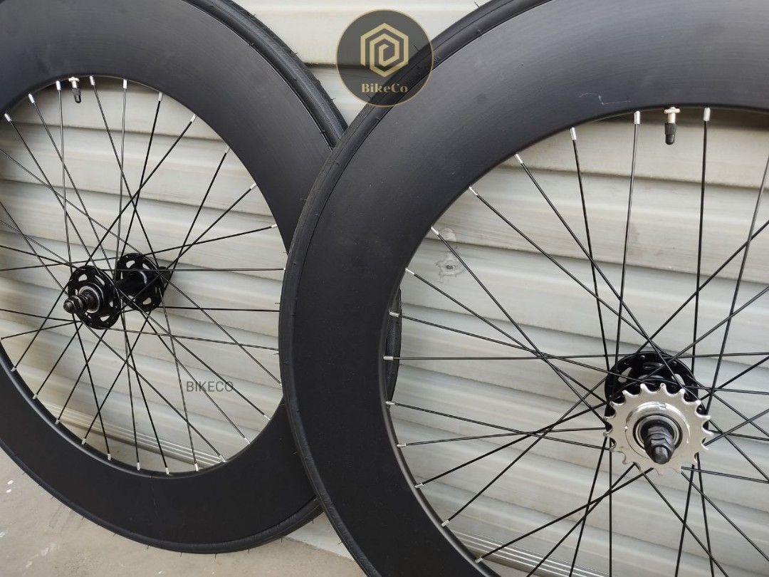 LEGEND 90MM FIXIE Aero Wheelset Aluminium Alloy Deep Section Fixed Gear Track Bicycle Wheels