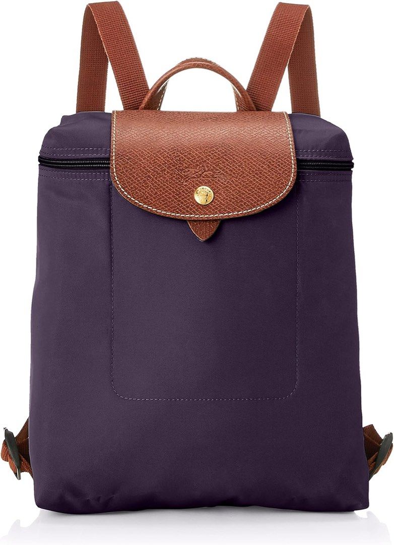 Longchamp backpack purple store
