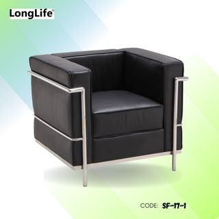 Longlife Designer Inspired Sofa *option to upgrade to real Leather, Home Furniture, Office Furniture