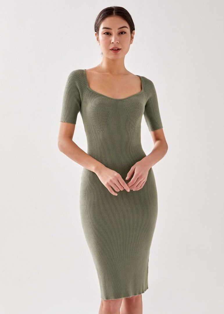 love bonito bodycon dress Love Bonito Walnut Brown Bodycon Dress main image 1