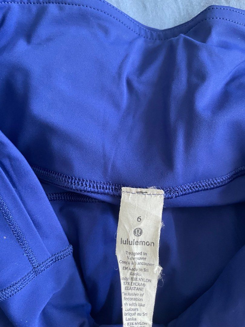 Lululemon bright blue leggings shop