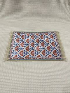 Mini Carpet Used as Table Accent or Mousepad (from Türkiye)