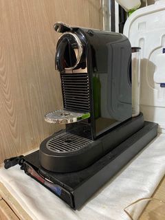 Nespresso CitiZ Black Coffee Machine With Nespresso Coffee