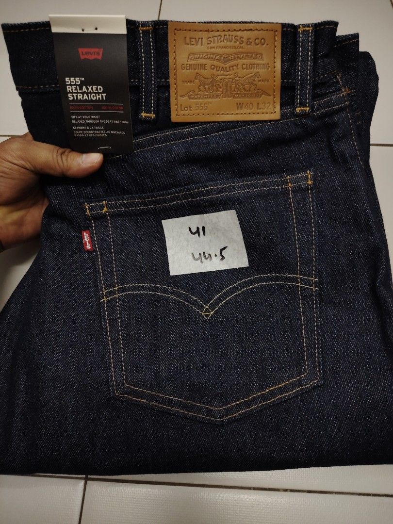 New Original Levis 555 Big E W40 L32 Men s Fashion Bottoms Jeans on Carousell