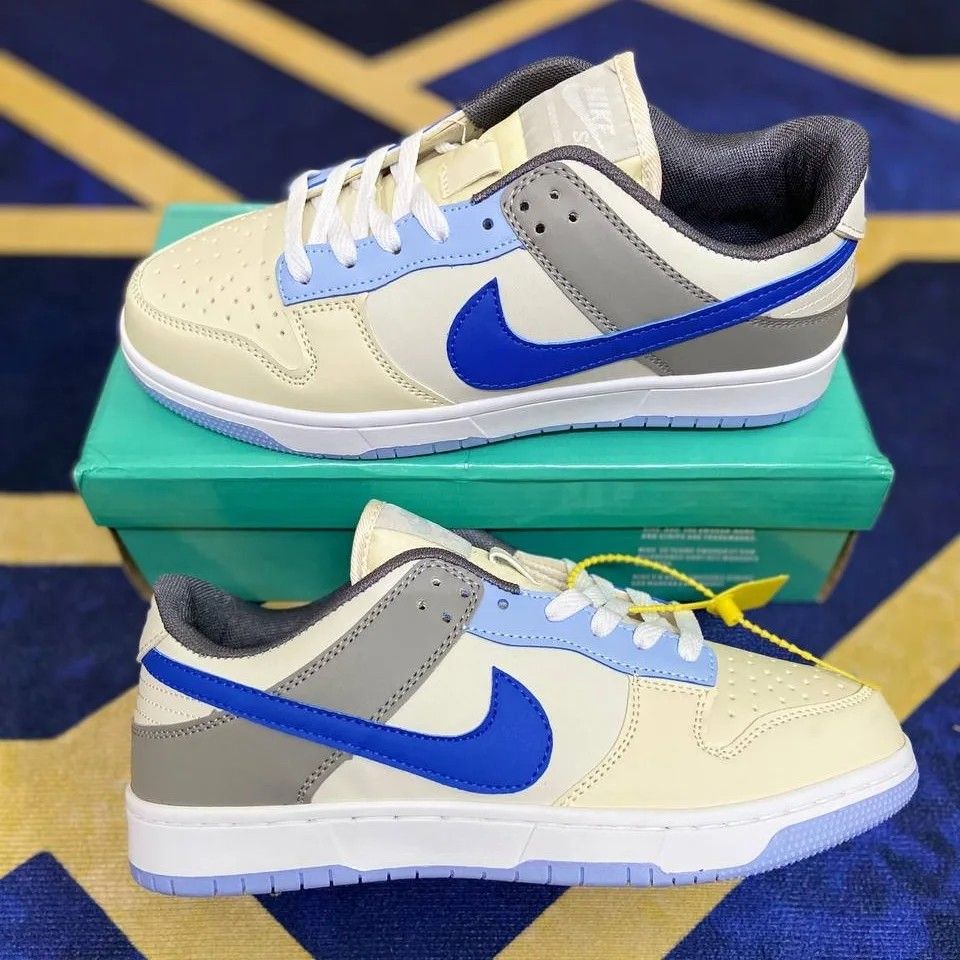 Nike sb dunk low cream and blue store