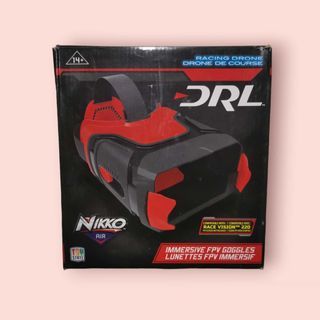 Nikko air DRL racing drone immersive fpv goggles black and red race vision 220
