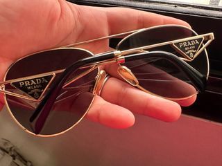 ORIG! NEW! Prada Aviator sunglasses polarized / Prada sunglasses