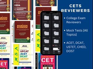 P50 OFF CETs Reviewers Set!