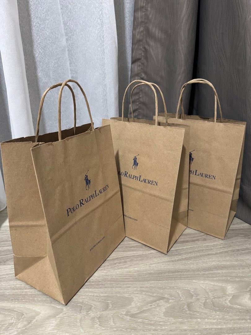 Polo Ralph Lauren paper bag Hobbies Toys Stationery Craft Craft Supplies Tools on Carousell