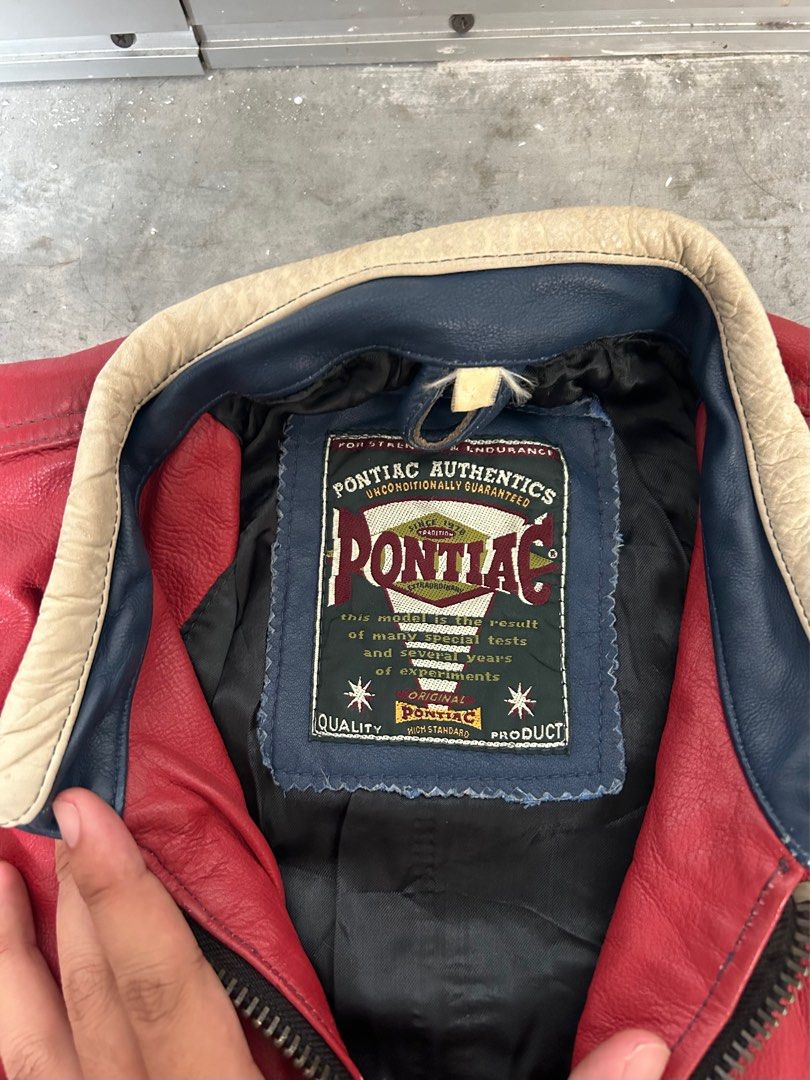 Pontiac leather jacket, Men's Fashion, Coats, Jackets and Outerwear on