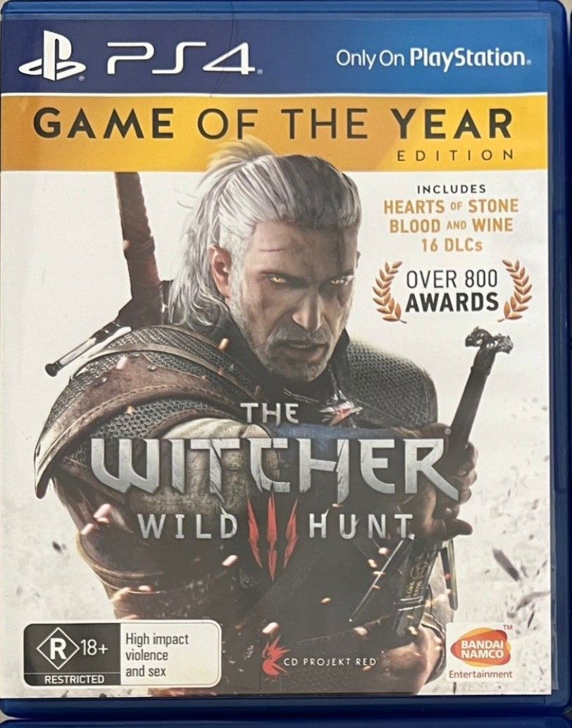 PS4 Game - The Witcher 3: Wild Hunt, Video Gaming, Video Games, PlayStation  on Carousell