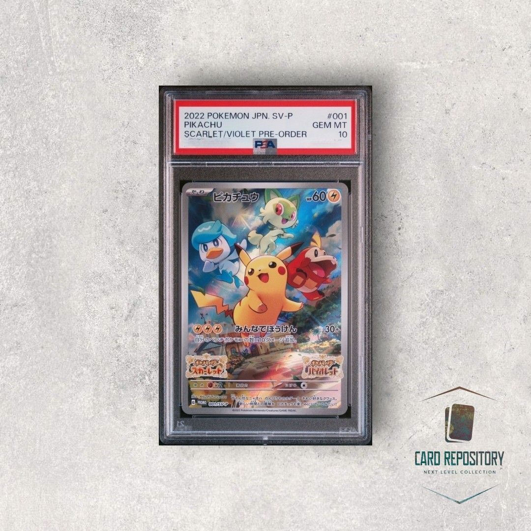 PSA10 ピカチュウスカーレットバイオレットプロモ　001/sv-p PSA10 ピカチュウ スカーレットバイオレットプロモカード 001/SV