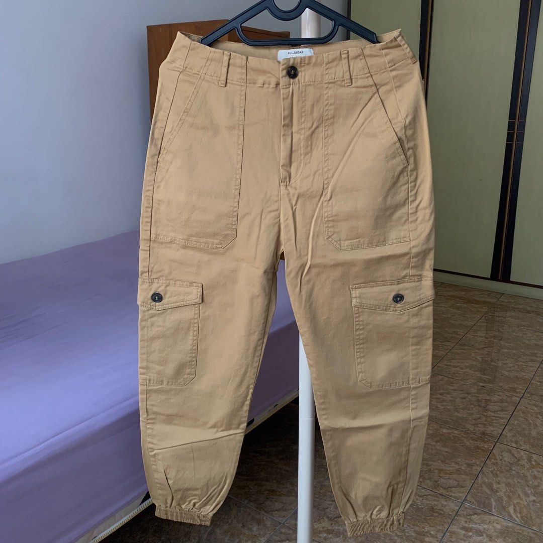 Jogger Cargo Pantalon Chandal Bershka Hombre Pantalón Cargo