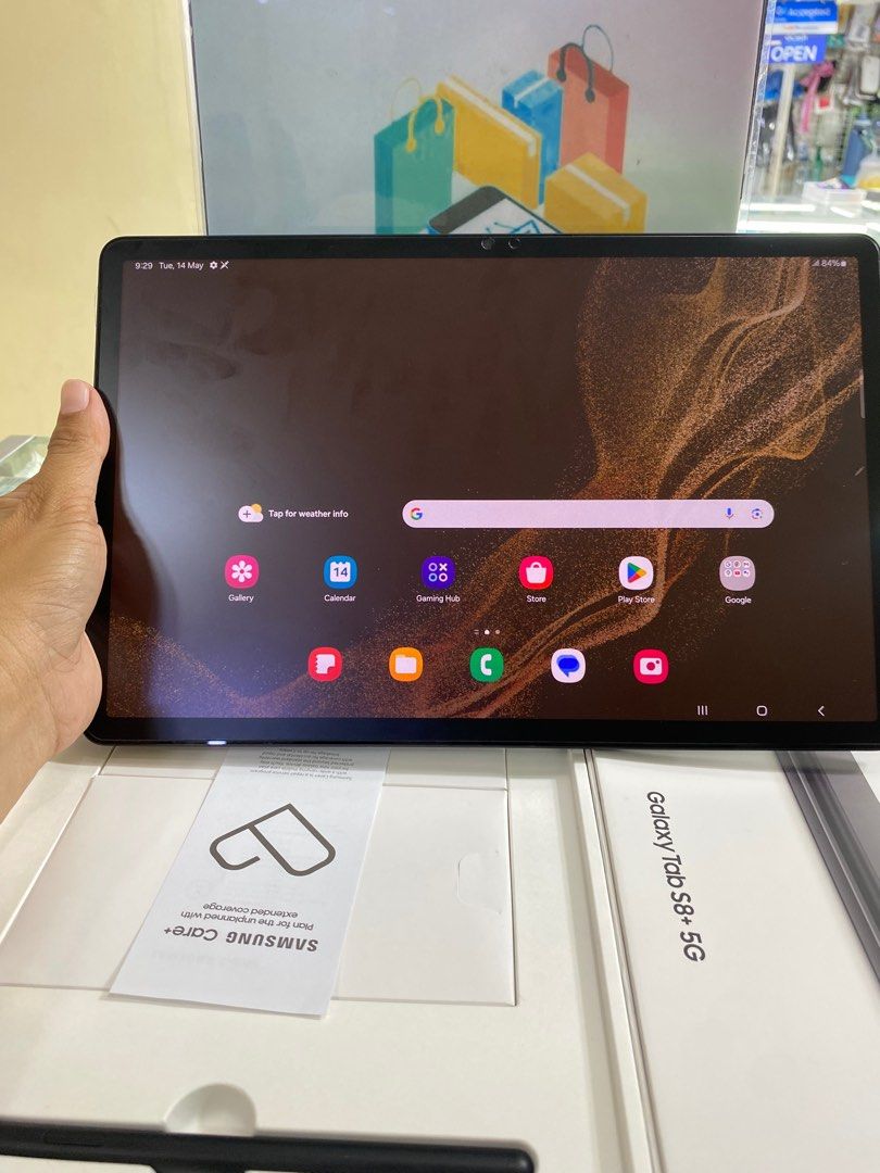 Samsung Tab S8+ 5g (Category: Android) located in Pasig City. Submitted by melissaomb01623 (Listing ID 1308825057, Image 1). Description: Galaxy Tab S8+ 5g 8gb Ram 256gb Rom good as new Complete with box 💯smooth no issue check all u want 📌pick up store in greenhills shopping center 📌we do cod in metro manila and near provinces just add sf only 📌we ship nationwide via LBC 💯we accept swap/trade in 📌we accept credit card/ggives 📌for fast tran