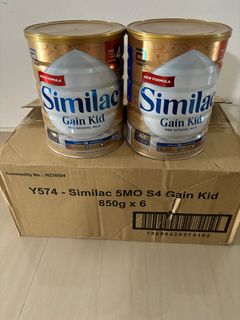 Similac Gain 5MO Stage 3 Growing-Up Baby Milk Powder Formula 1.8kg (1 ...