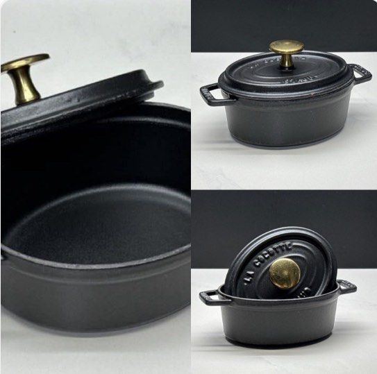STAUB LA COCOTTE 15cm グレー STAUB LA COCOTTE Cast Iron Pot 15cm