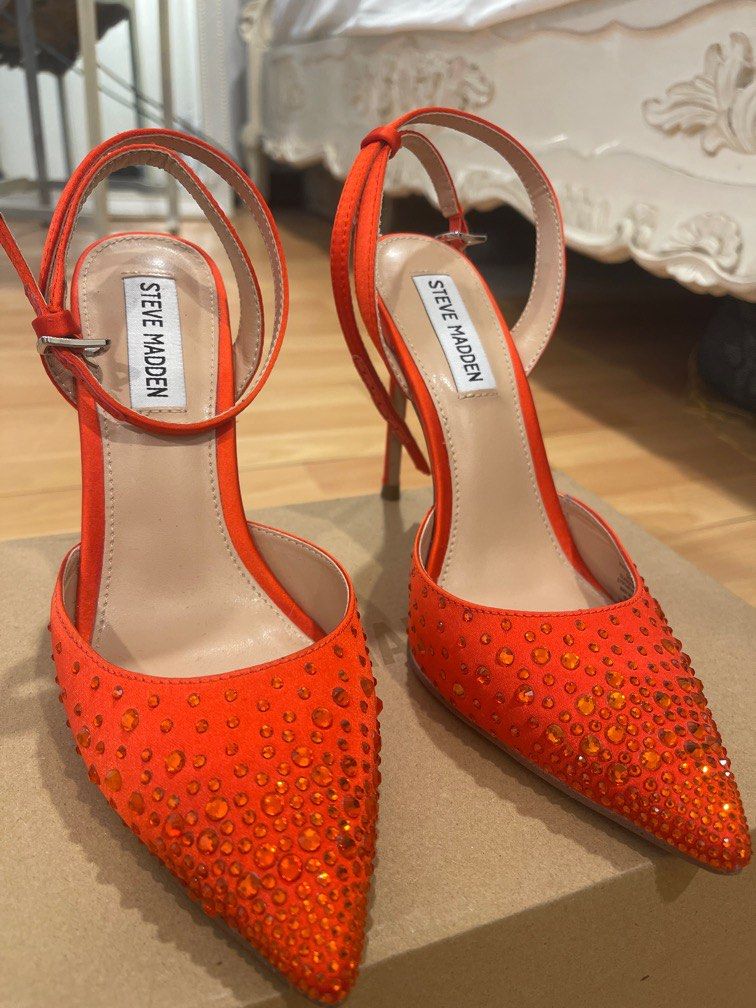 Steve madden orange heels new arrivals