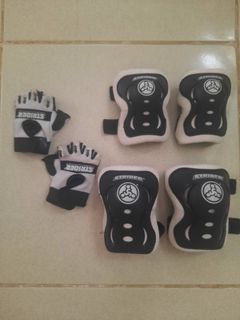 Strider Half Gloves Knee Pads Elbow Pads Protective Gear 3 years to 6 years okd