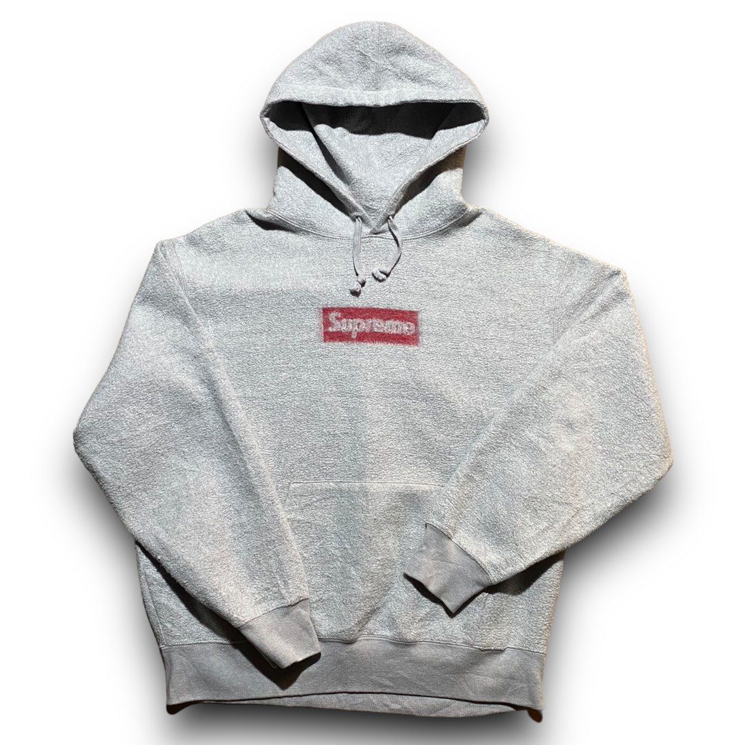 2024 Supreme Box Logo Pullover Hoodie Heather Grey Supreme Box