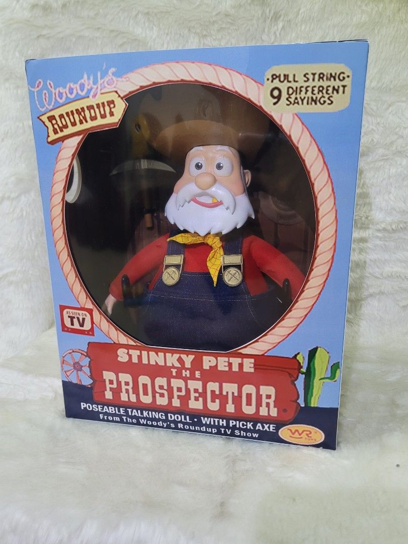 Toy Story Movie Scale Stinky Pete The Prospector Talking, Hobbies & Toys, Toys & Games on Carousell