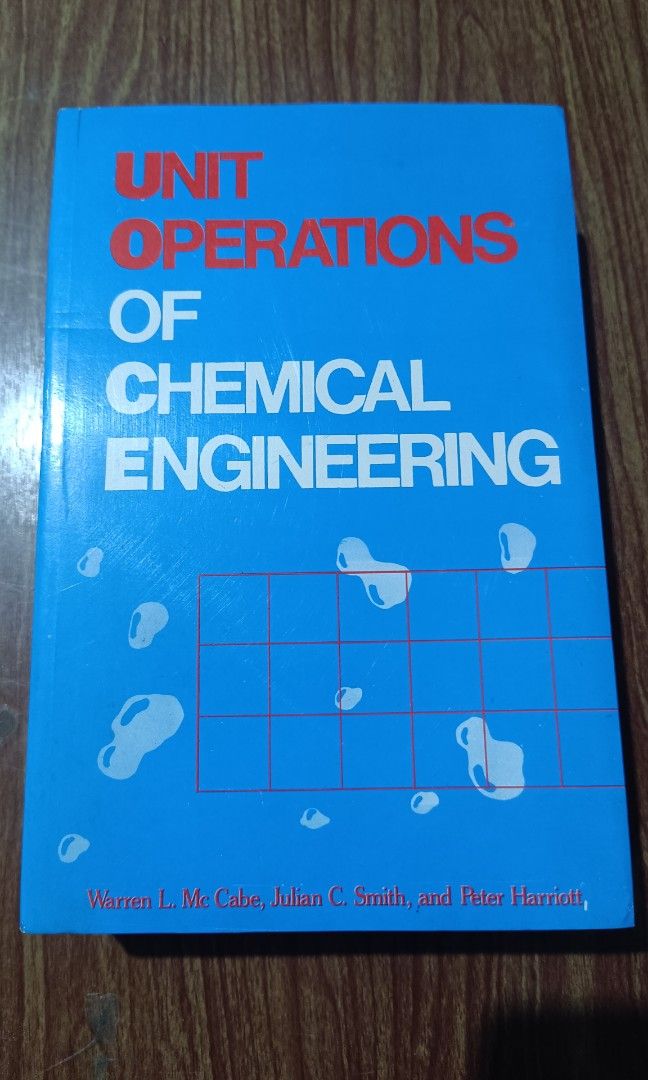 Mccabe And Smith Unit Operations 6th Edition Unit Operations of Chemical Engineering 4th Ed. (Mccabe, Smith