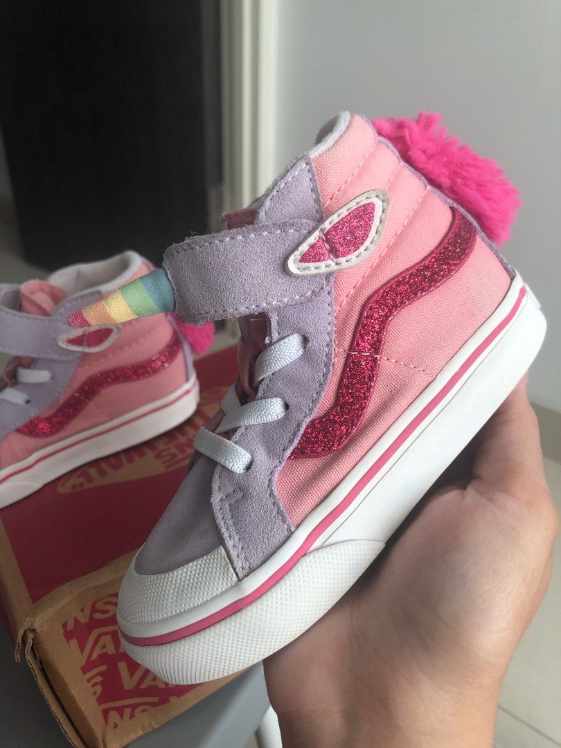 Vans Sk8 Hi Unicorn Infant Vans Vans Baby Sk8-Hi Crib Unicorn