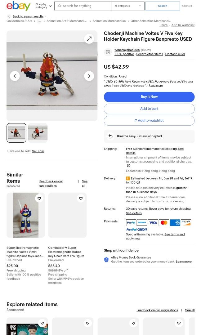 Voltes V Keychain (Category: Character Goods) located in Quezon City. Submitted by chambie0426 (Listing ID 1308684573, Image 3). Description: P1,000 Location: Quezon City Shipping: JNT / Lalamove.