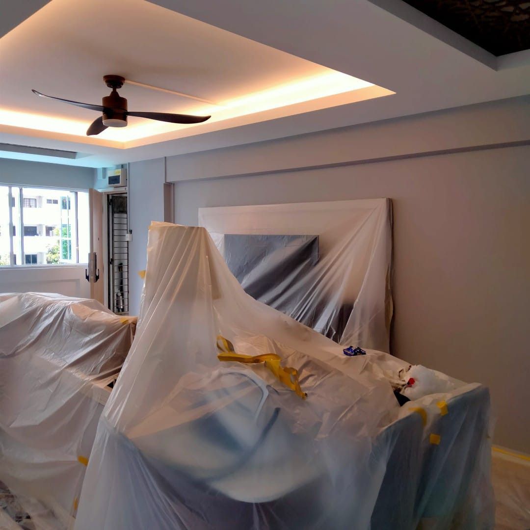 We provide all types of painting service, HDB,condo, Bto,EA,EM,Landed, Office,shop, commercial area painting,Door paint,wall ceiling plaster, touch up paint with cheap and reasonable price.62863093978243113