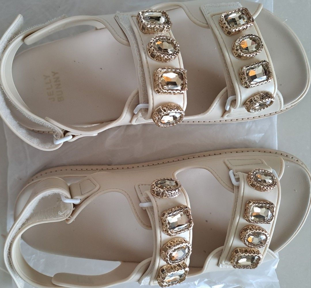 Jewelled Jelly Bunny Sandals
