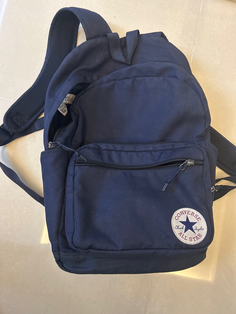 Navy blue converse backpack online