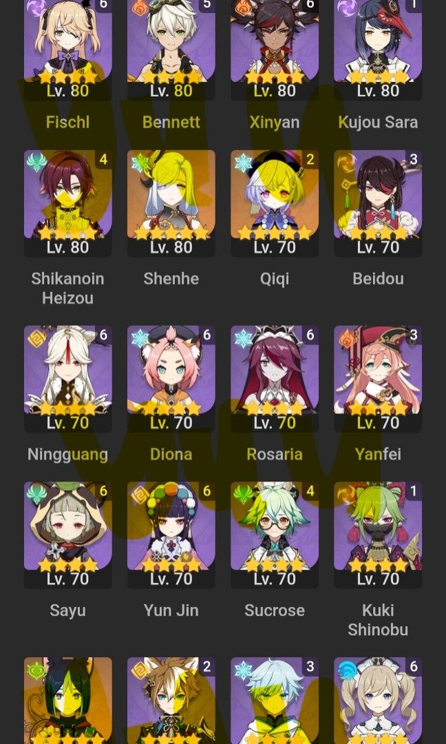 WTS/LFB AR60 ASIA SERVER ACCOUNT (Category: Others) located in Cavite. Submitted by andreabean (Listing ID 1308765919, Image 3). Description: interest check! ☆ wts/lfb 📍ph selling my genshin account ar60 asia server 📌 most have good and decent builds 📌 can 36* abyss 5* weapons: - Haran Geppaku Futsu lv. 90 - Skyward Atlas lv. 90 - Kagura's Verity lv. 90 - Primordial Jade Winged-Spear lv. 90 - Aquila Favonia lv. 90 - Everlasting Moonglow lv. 80