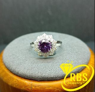 14k Alexandrite Diamond Ring