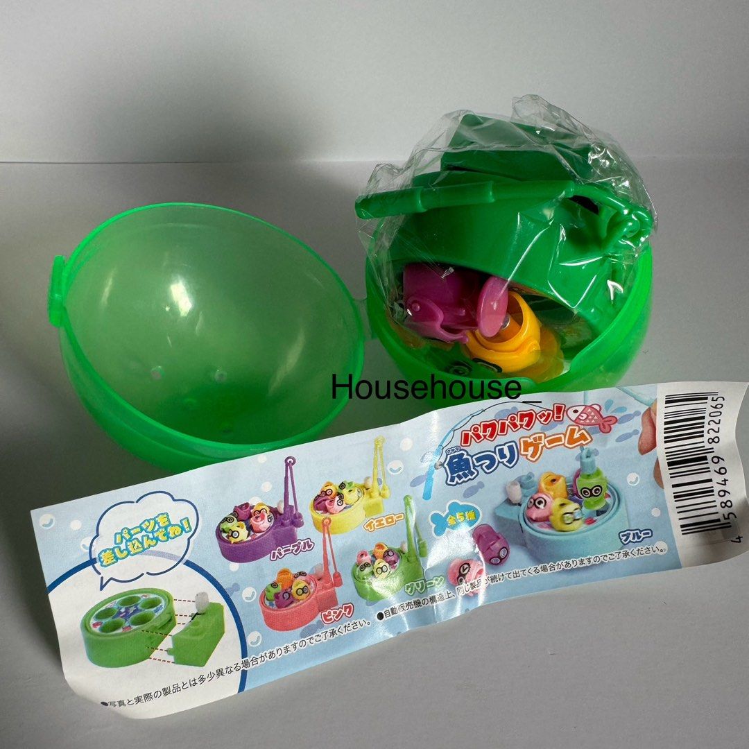 全新迷你釣魚機釣魚扭蛋, 興趣及遊戲, 玩具& 遊戲類- Carousell