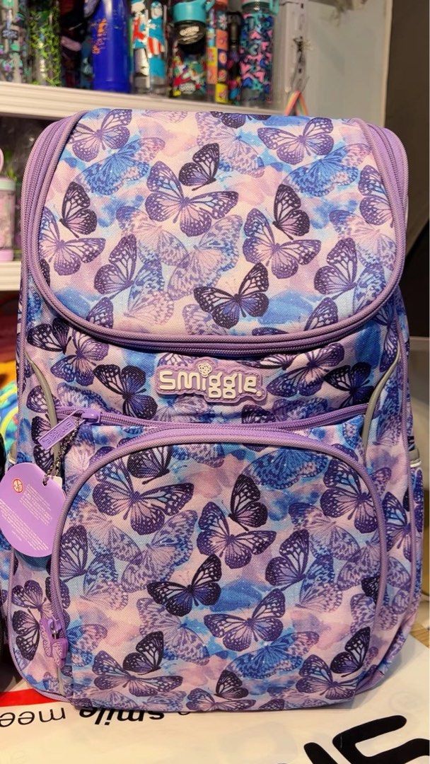 butterfly school bag smiggle backpack women kids girl