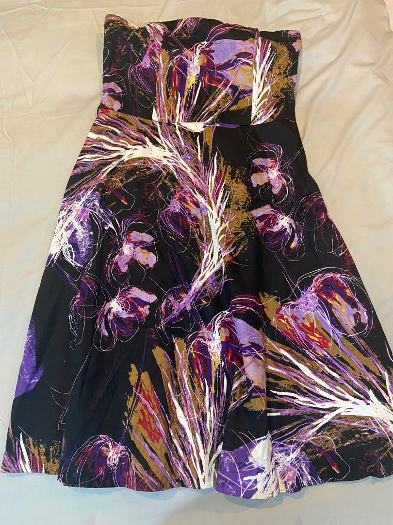 A Line floral dress #7, Women's Fashion, Dresses & Sets, Dresses on ...