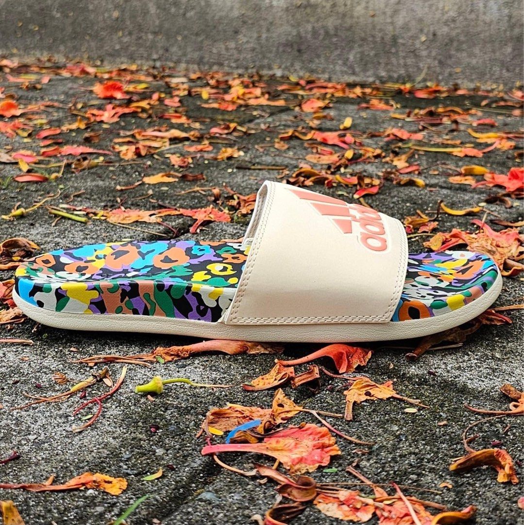 Adidas coral slides store