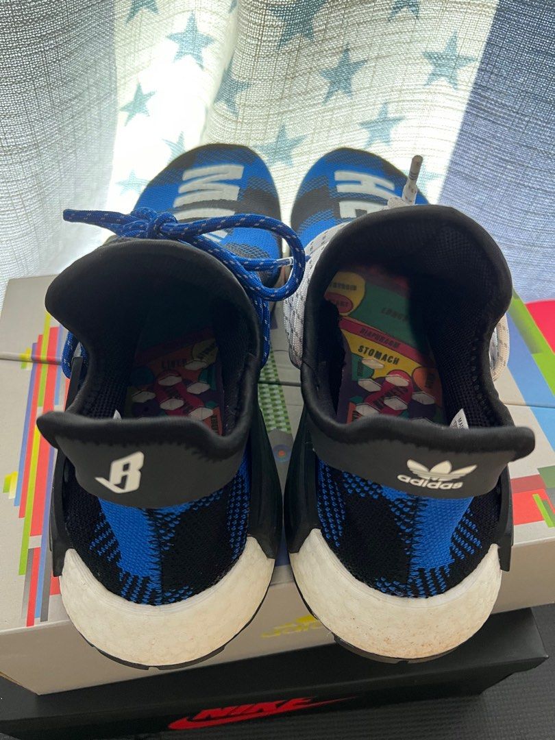 Adidas Human Race Billionaire Boys Club Blue Men s Fashion Footwear Sneakers on Carousell