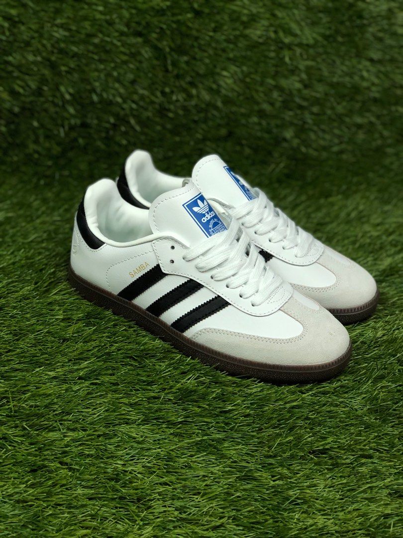 adidas gazelle silver green womens adidas Samba 'Vegan Black Gum' – SneakerSafe