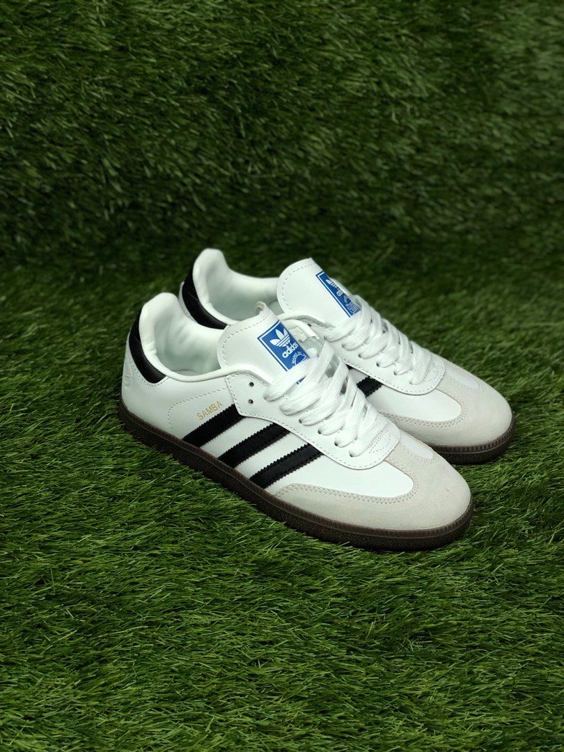 adidas gazelle silver green womens Adidas Samba Vegan White Gum main image 1